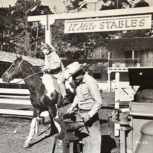 Vintage 1961 Susan Slade Movie Still Connie Stevens 17 Mile Stables Horse Photo